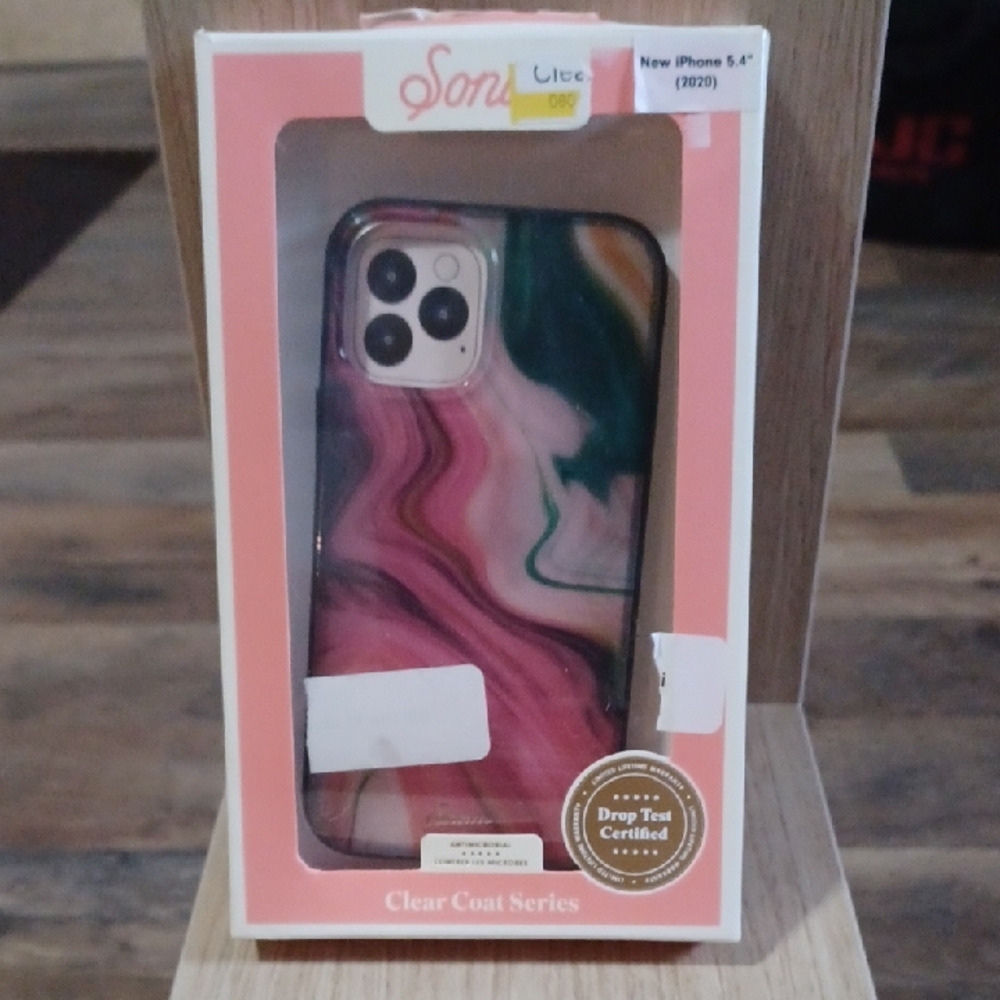 Clear Coat Series iPhone Case - Pink and Green
